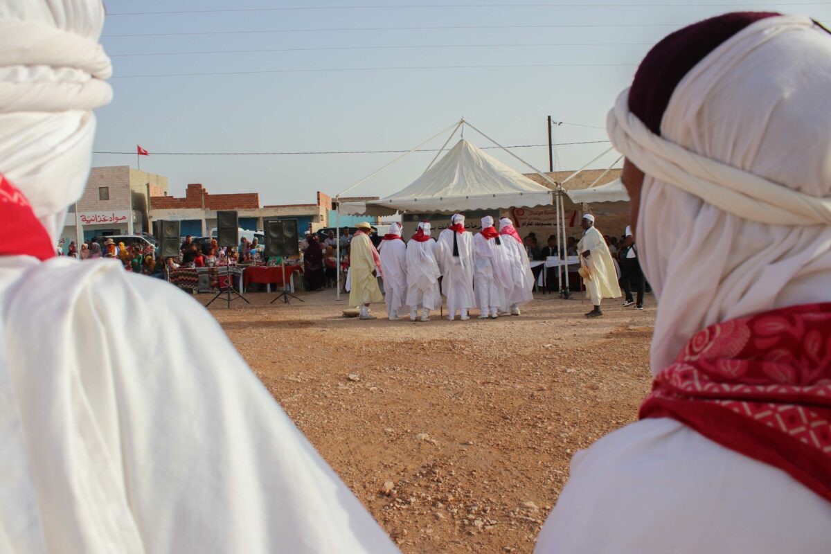 Une photo prise lors du festival des Tawaifs à la Kasbah.