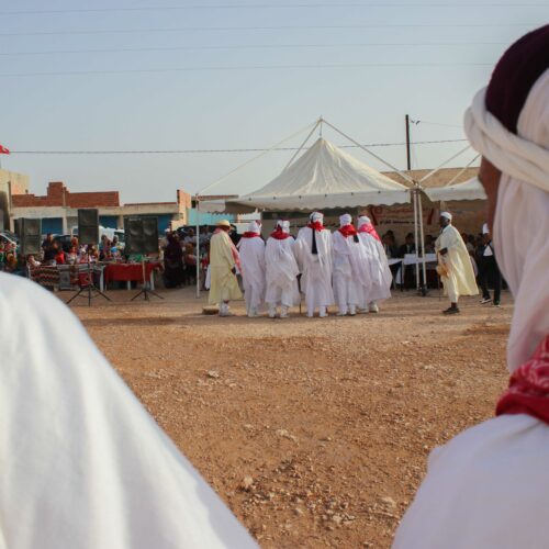 Une photo prise lors du festival des Tawaifs à la Kasbah.